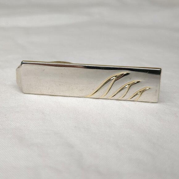Other - Gold-Tone Flame Tie Clip